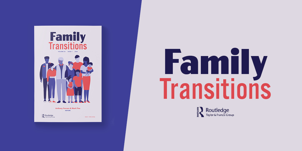FamTransitions's tweet image. We have a new look! Our official website will keep the Journal of Divorce &amp;amp; Remarriage name and image until Jan 1, 2024, but you can see our new artwork and branding on our social media now. Learn more about our change to @FamTransitions here: 

doi.org/10.1080/105025…