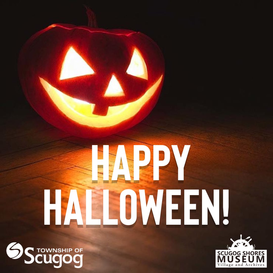 The staff at the Scugog Shores Museum would like to wish everyone a very Happy Halloween! 

#scugogshoresmuseum #townshipofscugog #HappyHalloween