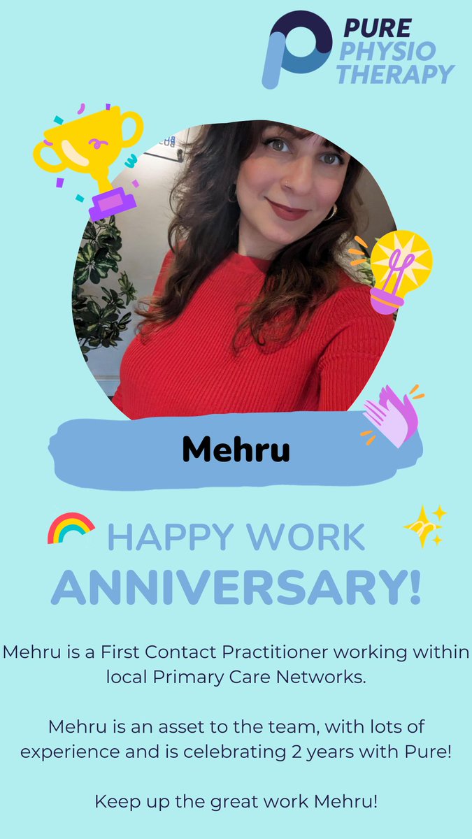 Happy 2 year work anniversary Mehru! 🎂

We hope you have a great day 🥳