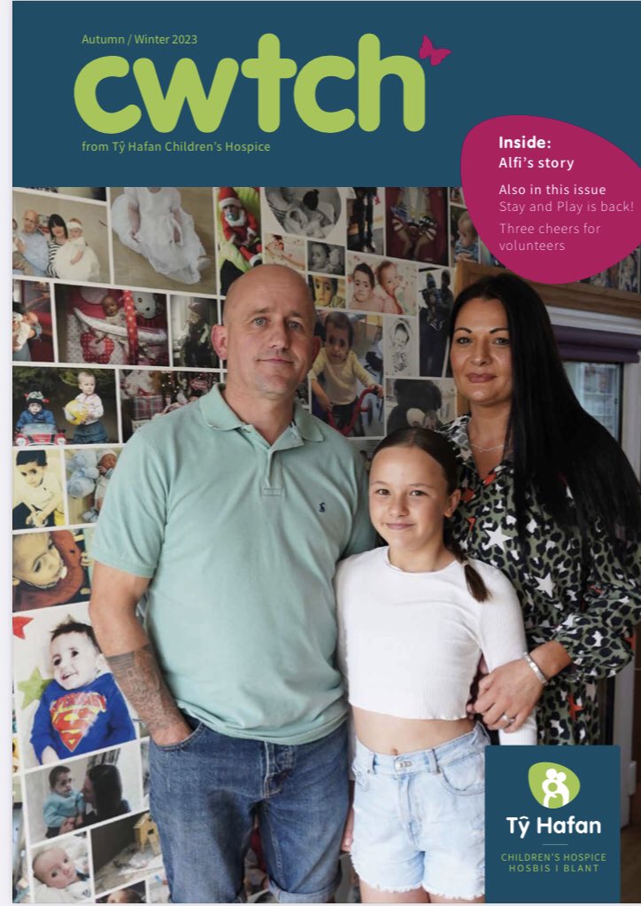 My sister and brother-in-law are the faces of this year's <a href="/tyhafan/">Tŷ Hafan Children's Hospice</a> "When Your World Stops" appeal for my nephew Alfi-Jay who sadly passed away. Please Help us raise £400,000 from November 26th to 28th 2023 👼🌈💙

charityextra.com/whenyourworlds…