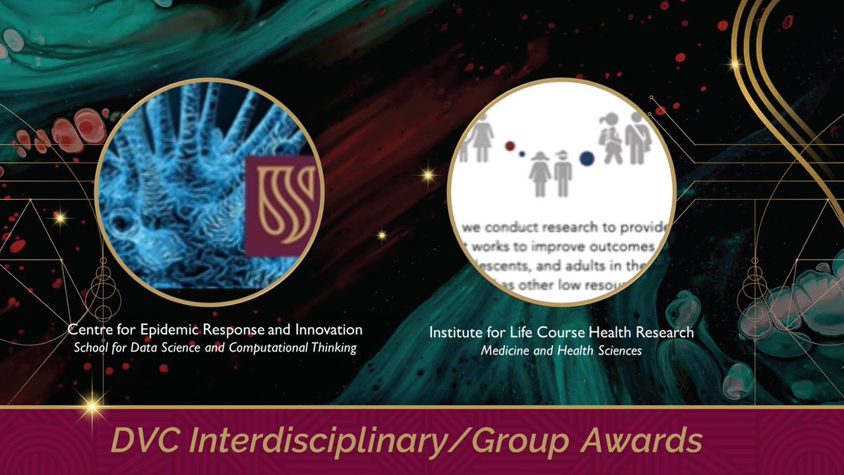 MatiesResearch's tweet photo. 2023 Stellenbosch University Research and Excellence Awards.

Congratulations to the winners of the DVC Interdisciplinary/ Group Awards.

@ceri_news @ILCH_research 

#ResearchAwards2023 https://t.co/x0OovcXxhF