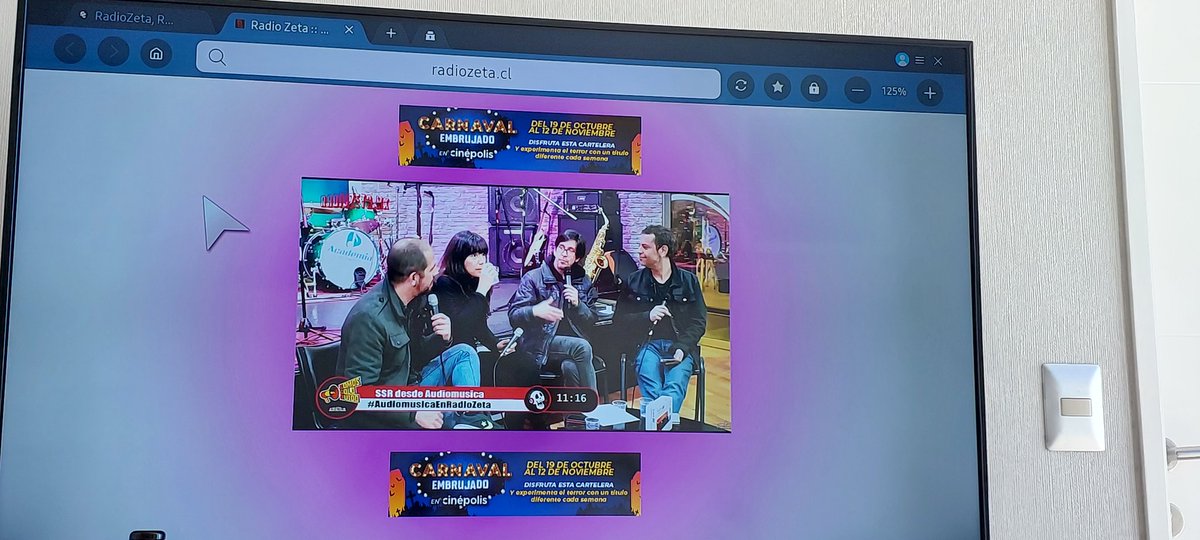 #somossoloruido amig@s!! Reviviendo recién y viendol@s desde casa! Nos faltó la Ester y Rodri en REC. Abrazo a tod@s y a la audiencia querida!