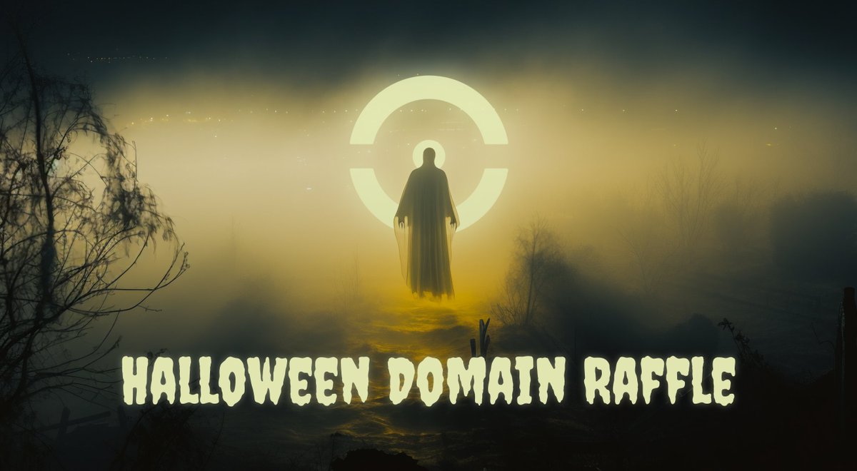 🎃🎃🎃

We hope you are not too scared of …

… FREE DOMAINS 🎁

For Halloween, we are giving away free domains to 10 randomly selected community members who like &amp; retweet this post and follow our account! 🚀