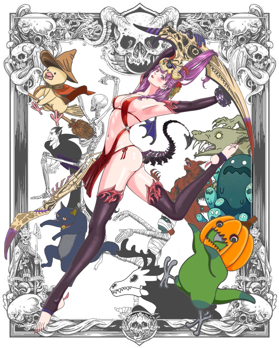 WooXavior's tweet photo. Halloween Party
#halloween #hallweenmakeup #halloweencostume #萬聖節 #萬聖節服裝 #萬聖節化妝 #party #alice #bird #vampire #parrot #pumpkin #monster #ghost #werewolf #skeleton #mummy #狼人 #吸血鬼 #骷髏 #插畫 #插圖 #illustration #illustrator #devil #cat #blackcat https://t.co/CgU2dvlsB0