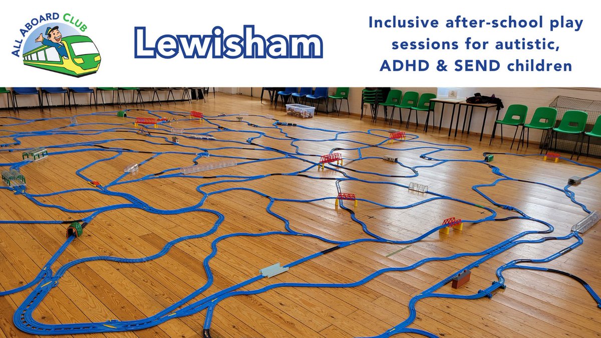 🚂 Double the fun this Sunday, 5th November, in #Lewisham! We now run a morning &amp; an afternoon session at <a href="/LochaberHall/">LochaberHall</a> so you can choose the best time to suit your family. 
🎟 Tickets &amp; details &gt;&gt; aac-lewisham.eventbrite.co.uk
#autism #ADHD #SEND