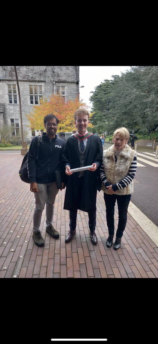 Congratulations to one of <a href="/UccSkills/">UCC Skills Centre 📒🖋️</a> PG tutors, Brian, on his conferring today! Brian’s favourite study spot has always been next to us in Q-1 so he’s often called in to say hi to us and this year joined the team!

Brian graduated with a BSc in Medical and Health Sciences 🎉