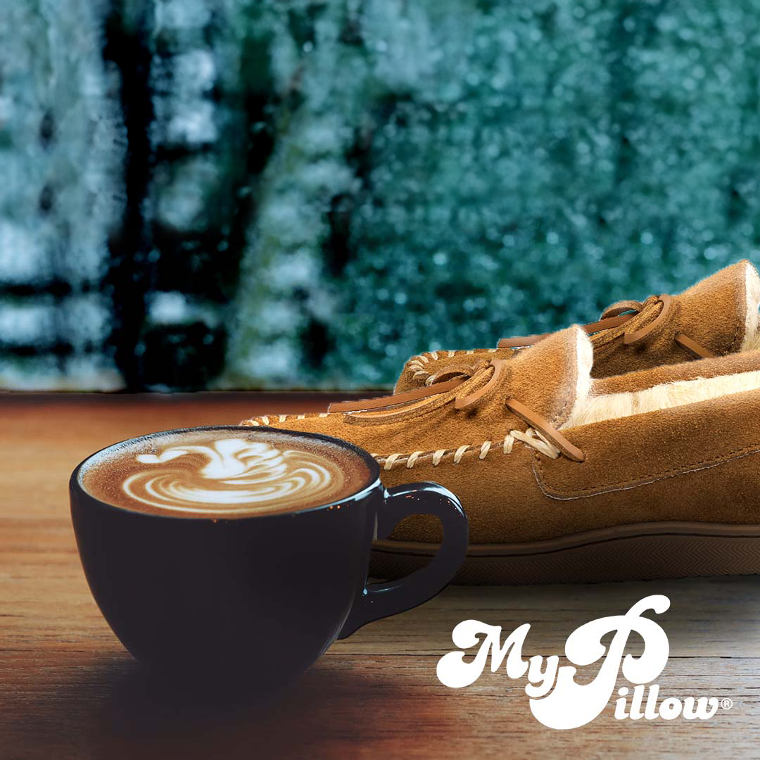 MyPillowUSA's tweet photo. It's o-so cold outside, and the snow is piling up! But don't worry - we've got you covered (literally). Grab your cocoa, a cozy MySlippers and a MyPillow blanket, then curl up and watch the magical snowfall. Save when you use promo code R152! #WinterComforts #MySlippers #MyPillow https://t.co/GxEgTDXSYB