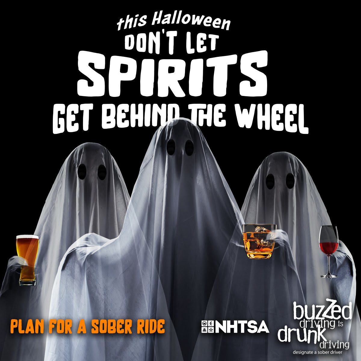 Don’t turn your Halloween into a spooky nightmare. Plan ahead for a sober ride home! #DriveSafeOhio