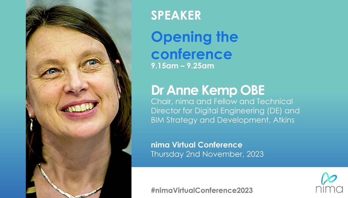 Only a few days remain until the #nimaVirtualConference2023 on Thursday 2 November, when #wearenima Chair @ACKEMPO will open the conference with the today’s urgent #data needs and #digital solutions. There is still time to register for your free place: wearenima.im/events-calenda…