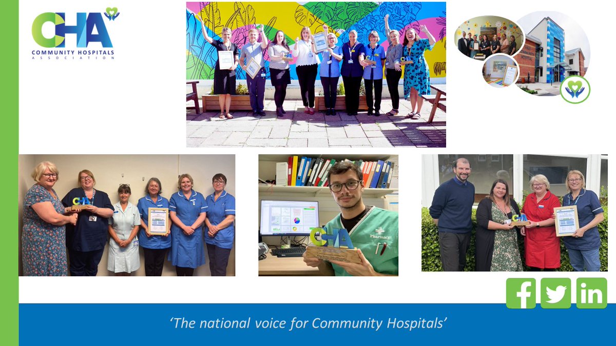 All of our 2023 Innovation and Best Practice Award winners have received their awards, visit our website to read about their projects: communityhospitals.org.uk/quality-improv…