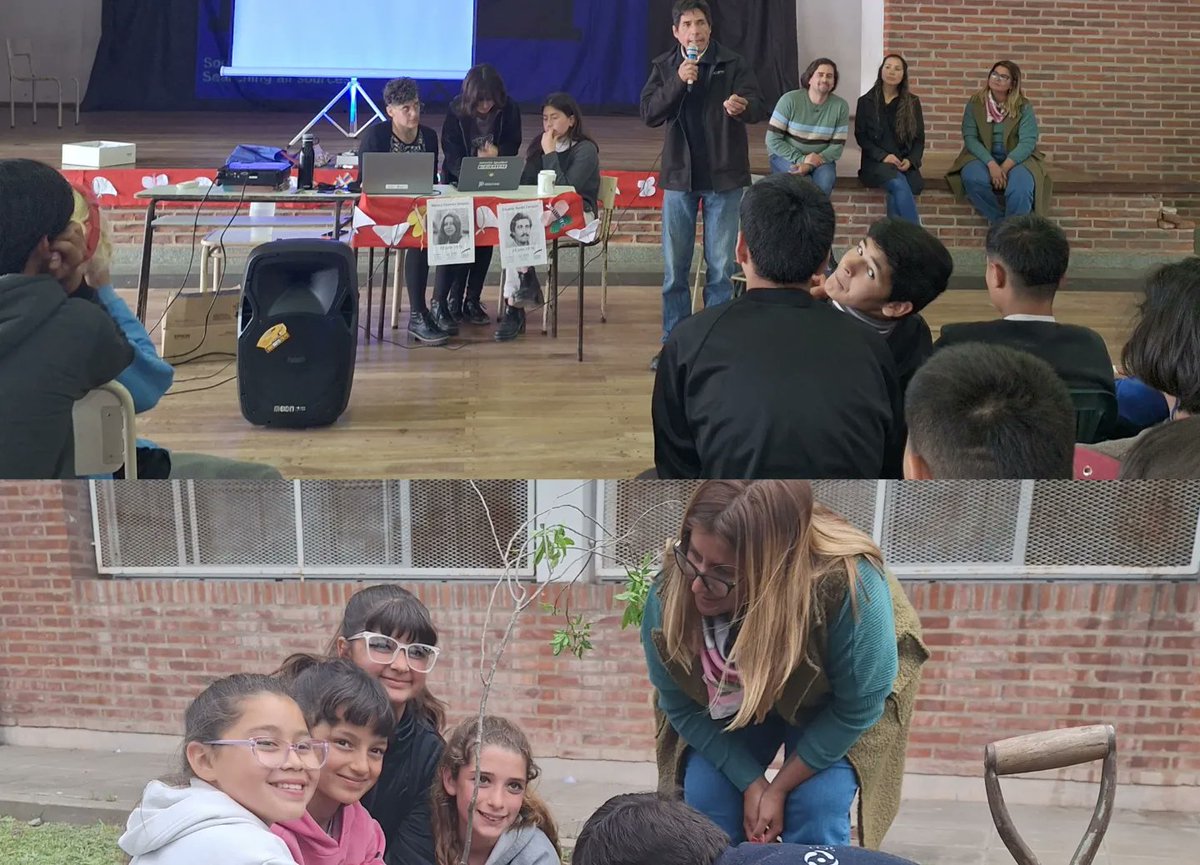 HebeLencina's tweet photo. #24Octubre
A.Korn
San Vicente
📌ES 7: en el marco del DÍA del DERECHO a la IDENTIDAD #PlantamosMemoria
📌 Estación Sustentable acompañamos #TallerDeHuerta para nuestros vecinos y vecinas.
@nico_mantegazza
@Sabbatella
@acumarriachuelo https://t.co/azPuj19ZC2