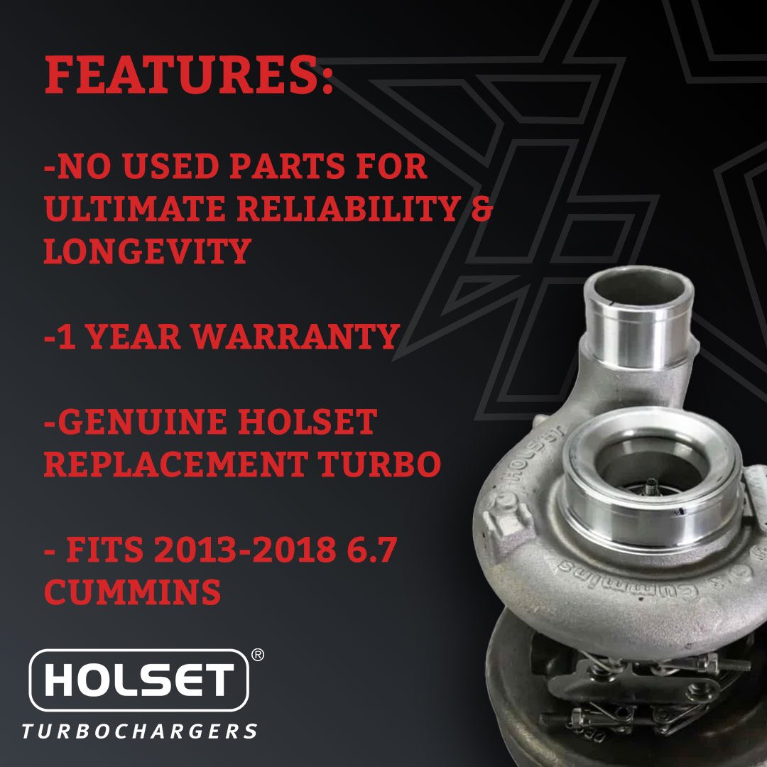 iisdiesel's tweet image. Upgrade your Cummins with a brand new Holset Genuine Stock Turbocharger! Its a Genuine Holset Turbo made right here in the USA so your know you’re getting the best of the best🇺🇸

#iidiesel #diesel #turbodiesel #cummins #turbodiesel #turbocharged #iidieselturbo #cumminspower