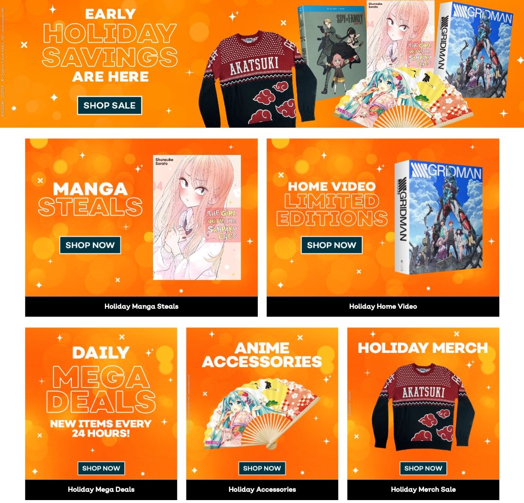 🧭Manga Alerts & Restocks #uw7s🌊 on X: Crunchyroll Store's