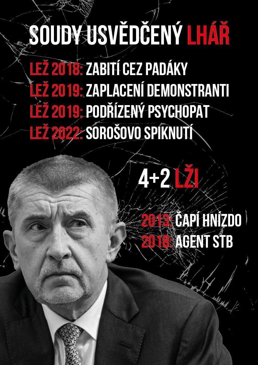 market_a's tweet photo. Andrej Babiš měl v uplynulých dnech plnou pusu slova rozvědčík. 

Tak jen aby se nezapomnělo, že je potvrzeným agentem StB a prohrává jeden soud za druhým, protože si úzkou spolupráci s totalitním režimem (to slovo má sám velmi rád), není schopen přiznat. https://t.co/l2EKTCNlCH