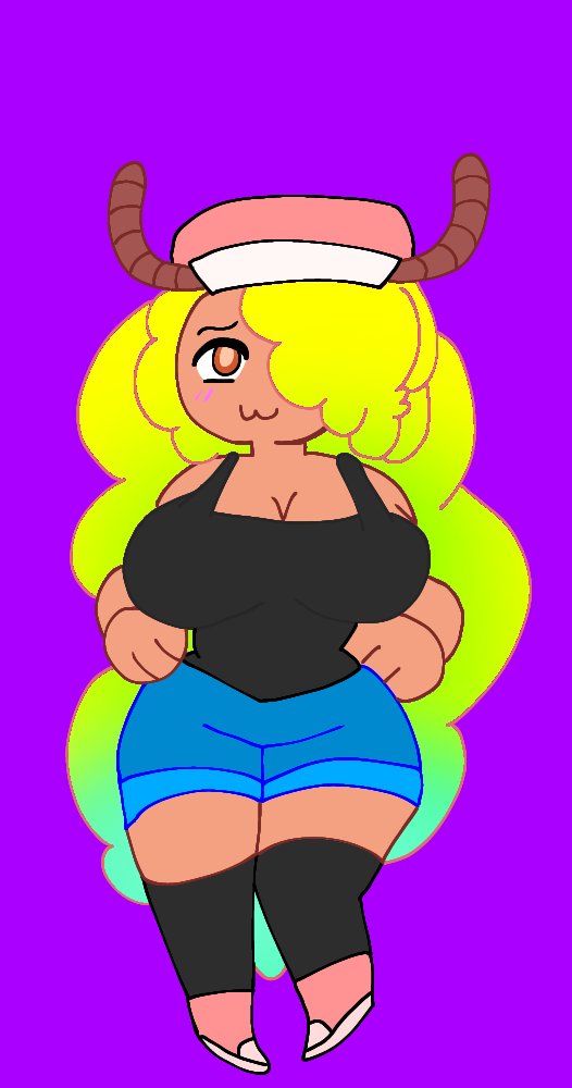 Belle even went all out, dying her hair for Halloween!

There really was only one good choice for her with a rack that big! 

So, have you ever fucked a dragon before?