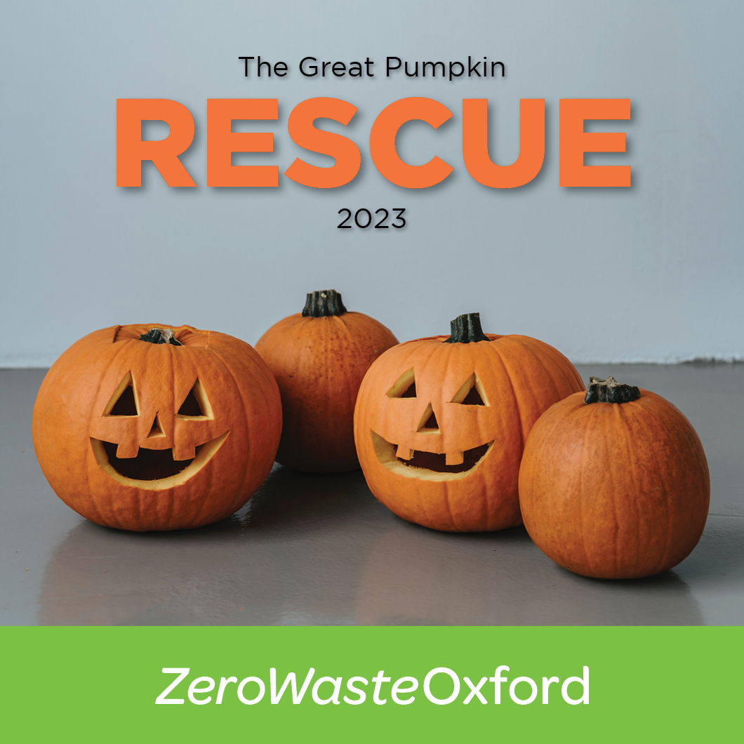 Oxford County is home to the Great Pumpkin Rescue! Every year leftover pumpkins, squash and gourds are diverted from the landfill and repurposed into community meals and feed for livestock. Find a complete list of 2023 drop-off locations at futureoxford.ca/events.