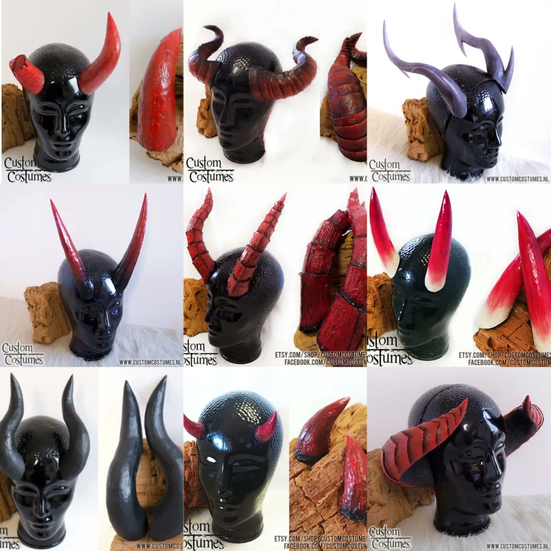 Happy Halloween! May your hauntings be fun and fantastical! 😸 This message is brought to you by a large selection of demon horns and evil characters 😸 . . . #cosplay #larpcostume #larp #cosplayhorns #larphorns