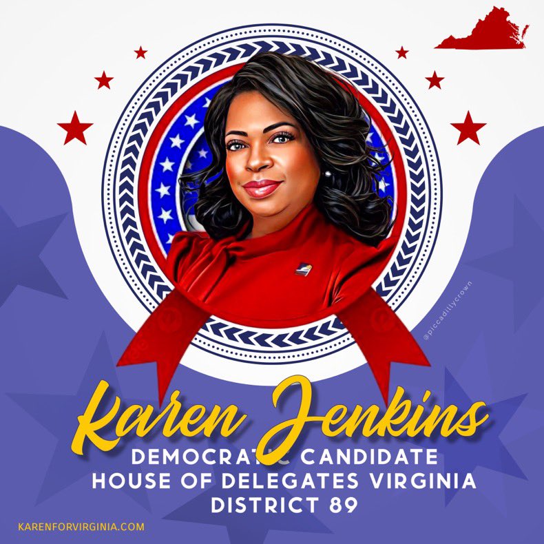 VA governor Glenn Youngkin's administration 'accidentally' removed thousands of legal voters from rolls. Why? To prevent candidates like @KarenforVA23 from stopping Youngkin's war against working people and human rights. #ResistanceBlue #ONEV1 #VetsResist karenforvirginia.com