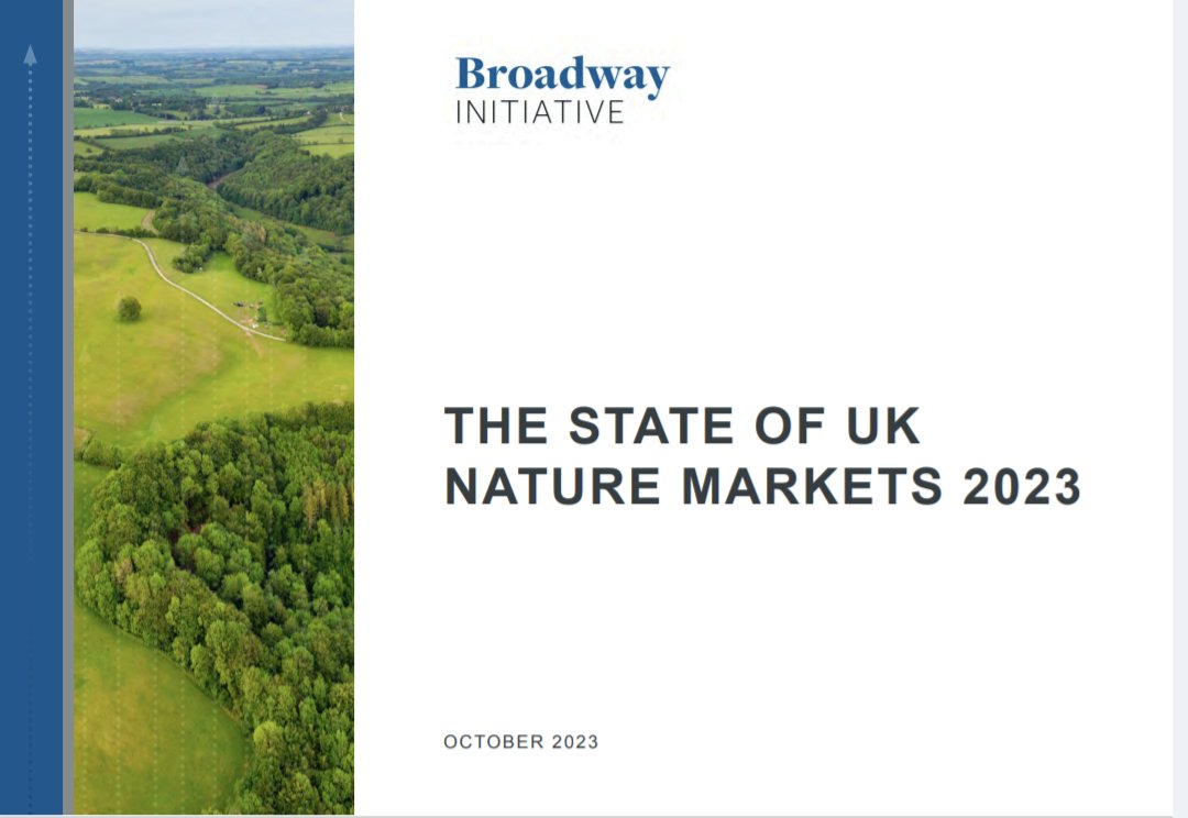 We interviewed tens of stakeholders and experts, we undertook independent analysis of the Financing Nature Recovery roadmap, and this is the result. Check out the story here broadwayinitiative.org.uk/the-state-of-u…