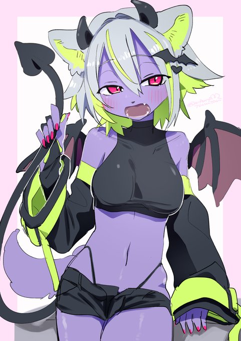 ハロウィンっぽい絵の再放送😈🍬 