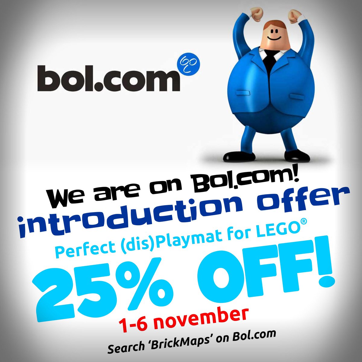#brickmap te koop op Bol.com! <a href="/bol_com/">bol</a> Introductie aanbieding van 25% van 1-6 november. Grijp NU je kans! Zoek ‘BrickMaps’ op bol.com #brickmaps #lego #legogiveaway #legomastersnl #legophotography #legobaseplate #legoplay