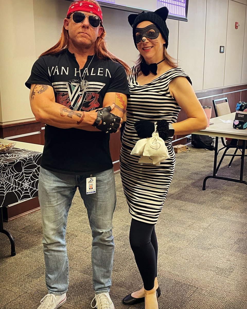 Our Recreation Division staff is having a blast at Senior Halloween trivia this morning!