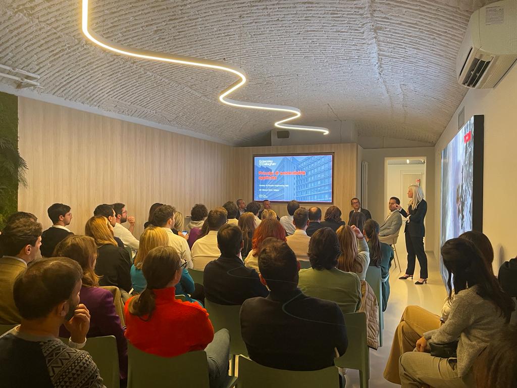 EOCengineers's tweet image. Last Thursday, Chiara Tosi from our Milan office delivered an insightful presentation at the Society of Façade Engineering event in Milan on &quot;Case Studies of Sustainable Facades&quot;.
#sustainability #facades #facadedesign #facadeengineering #sustainablefacades