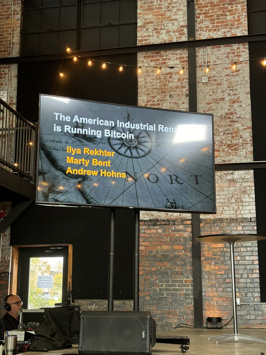 megawatthq's tweet image. Is #Bitcoin the key to revitalizing the American Industrial industry?
Last week, our CEO, @ilyaXindy, dove into this topic with Andrew Hohns and @martybent at the @BTCExpedition conference.

During the panel, they explored how Bitcoin mining is incentivized to invest in rural…