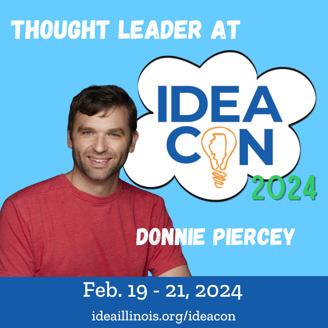This #IDEAcon 2024 Thought Leader is the 2021 Kentucky TOY and has been teaching in Kentucky since 2007. He specializes in using technology to promote student inquiry, learning, and engagement. We're excited to welcome @mrpiercEy to the #IDEAil family! ideaillinois.org/ideacon