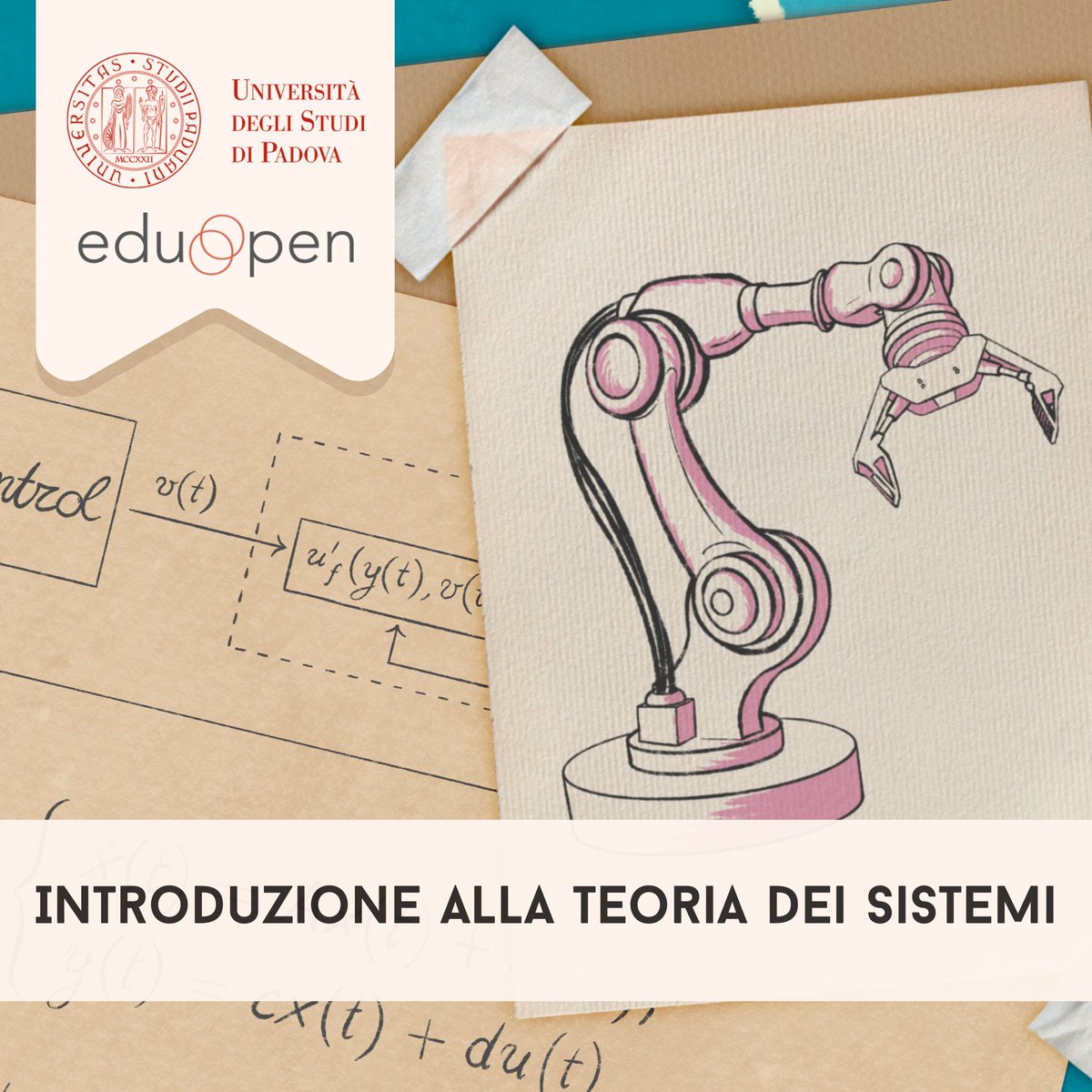 MoocsUnipd's tweet image. In this Mooc, the context in which systems theory operates will be described. Systems theory is a tool for analyzing reality. In this course mathematical models that describe physical systems of interest will be constructed and analyzed. unipd.link/teoriadeisiste…