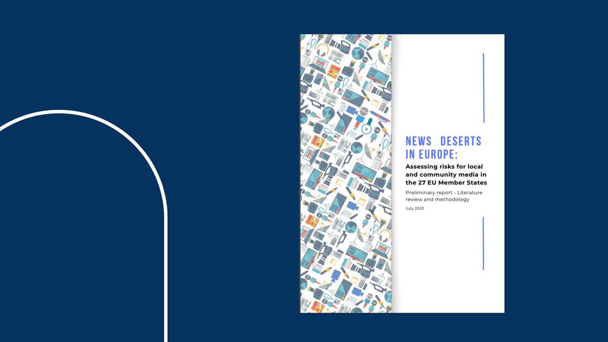 🗞️Is your region at risk of becoming a news desert area?

Check out this preliminary report to better understand the phenomenon of #NewsDeserts in a European context

📌 bit.ly/46UZ8mA

/3