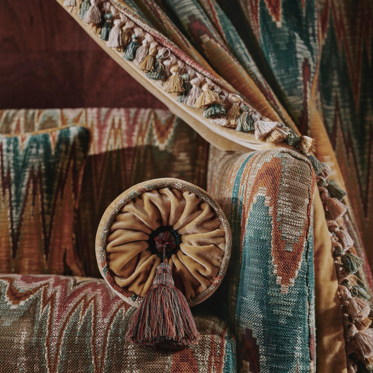BESPOKE • Introducing our Bespoke Trimming Service: from recolouring or resizing one of our existing designs, to recreating a historic design or composing a trimming from scratch, our new bespoke trimming service allows you to create the perfect passementerie for your projects.