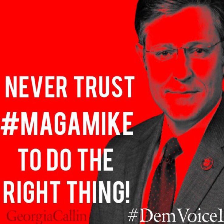 The first words I read this morning were “Trump is scared” and my day was made. Now if we can just get rid of #MAGAMike our work here is done! Not really, there’s still lots of disgusting Republicans in Congress who need removed! #DemVoice1 #VoteBIGblue