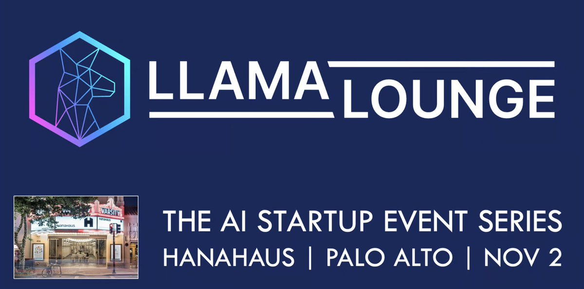 If you're registered for LlamaLounge Nov 2, see email: 3 perks for you.

The Llama Lounge event is completely sold out, 450+ on waitlist. 

cc @hanahaus @500global #llamalounge