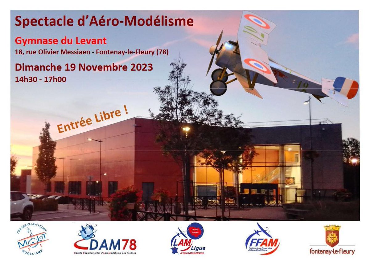Hvav's tweet photo. Ne manquer pas ce meeting @ffaeromodelisme https://t.co/XIx5l9jMmP