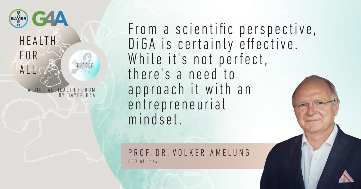 In August at our #DigitalHealthForum, Prof. Dr. Volker Amelung dived deep into the intricacies of the #DiGA market. Don't miss the full discussion on 'DiGA   Dilemma' available on YouTube👉  youtube.com/live/WmW6mO1ZM…

#HealthForAll   #DigitalHealth