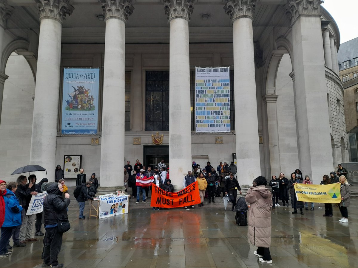 Manchester, you showed up today!

The rain didn't stop us shouting loud and clear - visa fees have got to go.

Thank you to our #BrokeButNotBroken campaigners and friends from other Greater Manchester organisations who joined us for an energising #ActionOnVisas demonstration ✊️