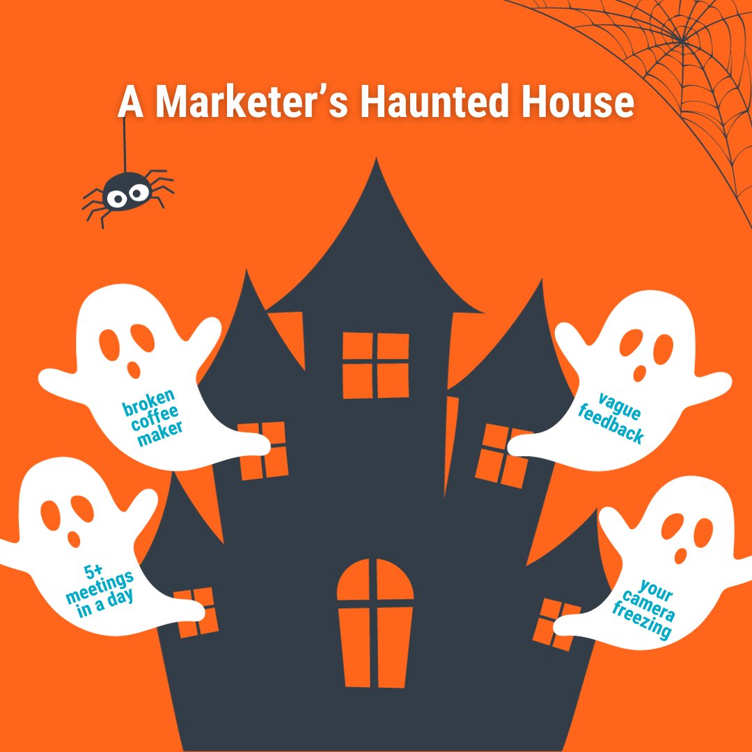thundertech's tweet image. A day of only meetings + no coffee = us NEVER walking through this haunted house 👻🎃

#HappyHalloween #MarketingLife #MarketingProblems