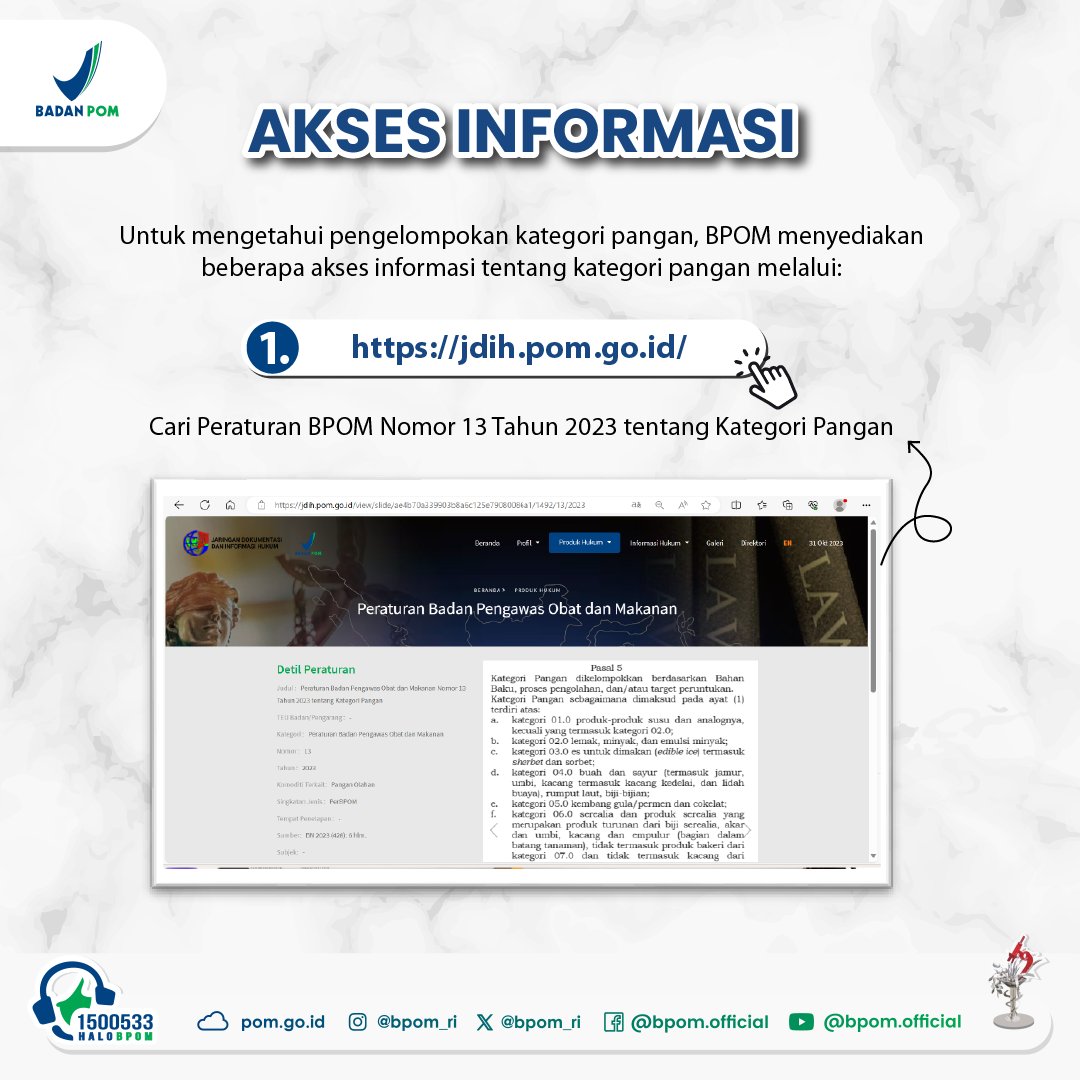 BPOM_RI's tweet photo. Pergi ke bandung membeli bahan
Tidak sadar diikuti paparazi
Yuk mengenal kategori pangan
Agar tidak salah pilih makanan bergizi
Jangan lupa sweft left ya #SahabatBPOM
#BPOMRI
#SahabatBPOM
#PanganAman
#KategoriPangan
#Makanan
#kataBPOM
#HALOBPOM https://t.co/f8plSXeg7v