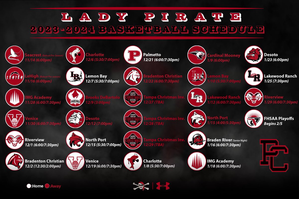 PCHS Lady Pirates (@pcladypiratesbb) on Twitter photo Official 2023-24 Lady Pirate Basketball Schedule 🔴⚫️🏀
<a href="/PirateNationPC/">PC Pirate Athletics</a> <a href="/CoachCed55/">Coach Cedric</a>
#PCHSLadyPirates #PiratePride Official 2023-24 Lady Pirate Basketball Schedule 🔴⚫️🏀
<a href="/PirateNationPC/">PC Pirate Athletics</a> <a href="/CoachCed55/">Coach Cedric</a>
#PCHSLadyPirates #PiratePride