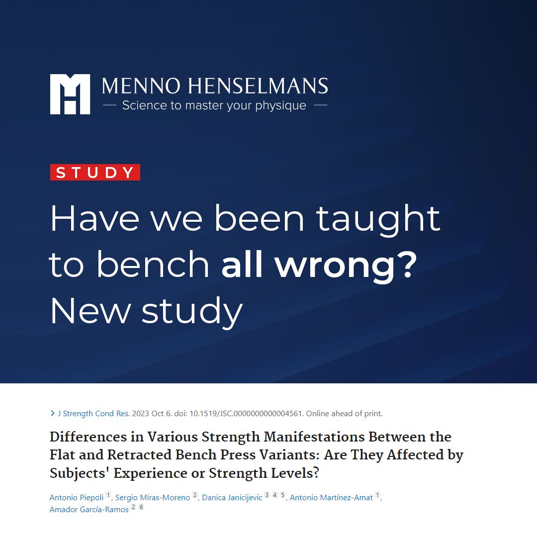 MennoHenselmans's tweet photo. Have we been taught to bench all wrong? New study
#powerlifting #bodybuilding #benchpress #benchpressing #mennohenselmans #personaltrainer #personaltrainers #personaltraining #personaltrainerlife #personaltraineronline #personaltraineronline https://t.co/crzGNX37no