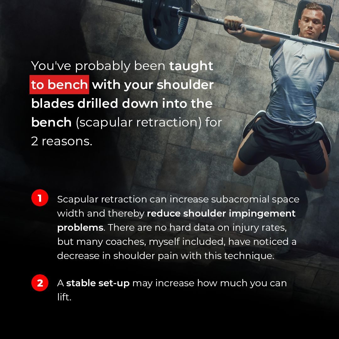MennoHenselmans's tweet photo. Have we been taught to bench all wrong? New study
#powerlifting #bodybuilding #benchpress #benchpressing #mennohenselmans #personaltrainer #personaltrainers #personaltraining #personaltrainerlife #personaltraineronline #personaltraineronline https://t.co/crzGNX37no