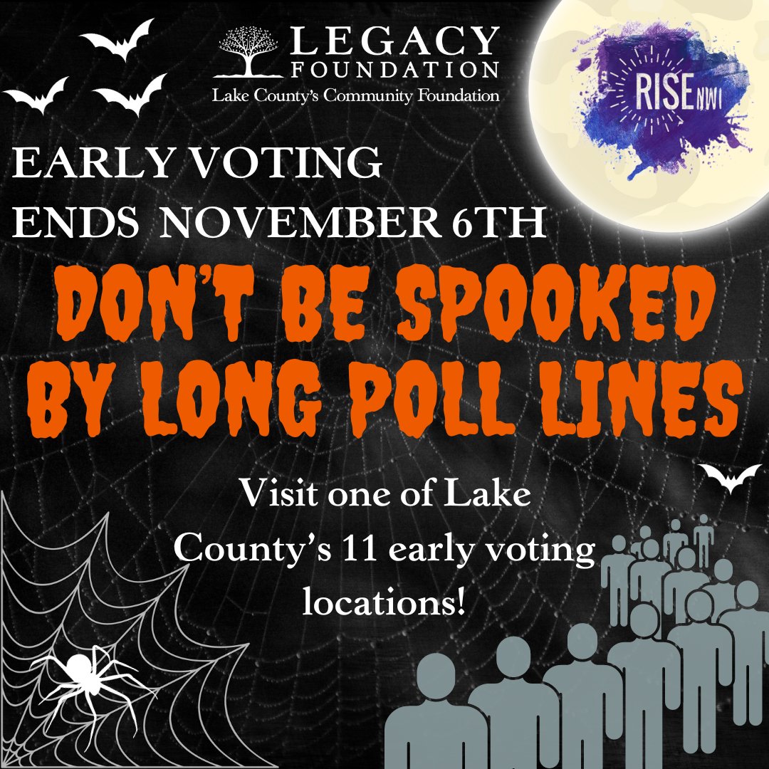risenwi's tweet photo. Happy Halloween! 🎃

Don't be spooked by long poll lines this season. Early voting ends November 6th! 

For more information, visit: https://t.co/oWYnAQ57g6 https://t.co/WxmDMHUxCi