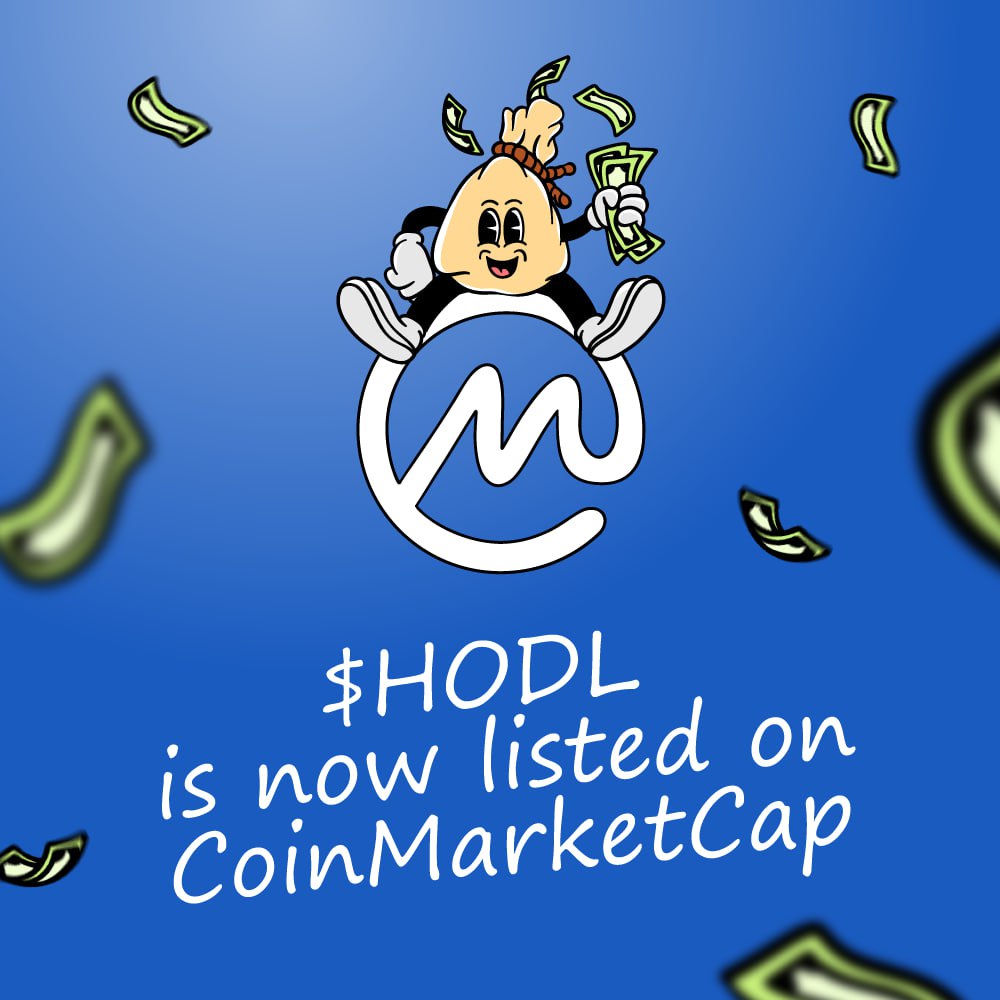 When they said $HODL on for dear life, we took a pit stop at <a href="/CoinMarketCap/">CoinMarketCap</a> on our 1st day after launch 🏎

We've officially listed and are making moves every hour!

Check us out and male sure to upvote: coinmarketcap.com/currencies/hol…

#HODL #CMC