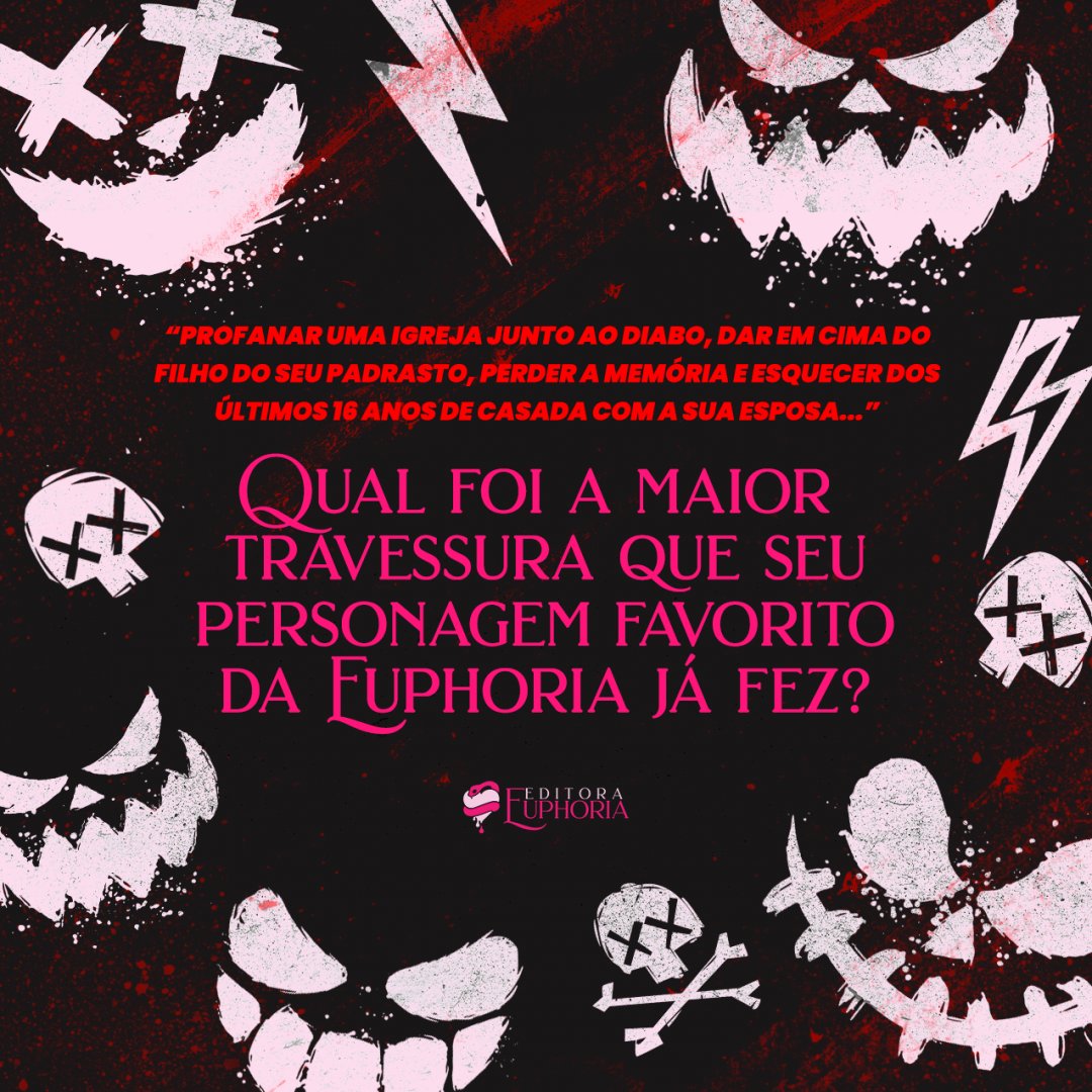 editoraeuphoria's tweet photo. Entre doces e travessuras, a gente sabe que os personagens da Euphoria são os mais travessos e aprontam coisas inimagináveis! O que seu personagem fav já aprontou? Responde nos comentários e deixa o pessoal descobrir quem é!
#livrolgbt #docesoutravessuras #halloween #bookstan https://t.co/nmkkOTRKnk
