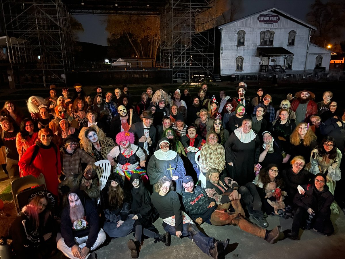 Tagsylvania's tweet photo. It's been an incredible spooky season! 👻 From our amazing haunt actors, to our supportive staff, and to each and every one of you who were brave enough to join us, THANK YOU! 🎃 🤗 We hope you all had an amazingly terrifying season🤩 Can't wait to scare you again next year! https://t.co/Ve6ppwRldc