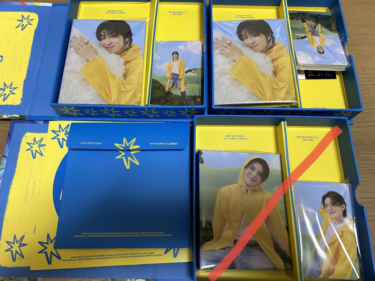 hwdhkh's tweet photo. SEVENTEEN  HEAVEN  carat盤　交換　トレカ　バインダー

譲】
バインダー：ミンハオ THE8
トレカ：エスクプス ジュン ウジ スングァン ディノ

求】
バインダー：エスクプス ジョンハン ドギョム
トレカ：画像の💖

郵送又は12/7京セラドーム手渡し
よろしくお願いいたします🙇🏻‍♀️ https://t.co/0HQk7rVofv