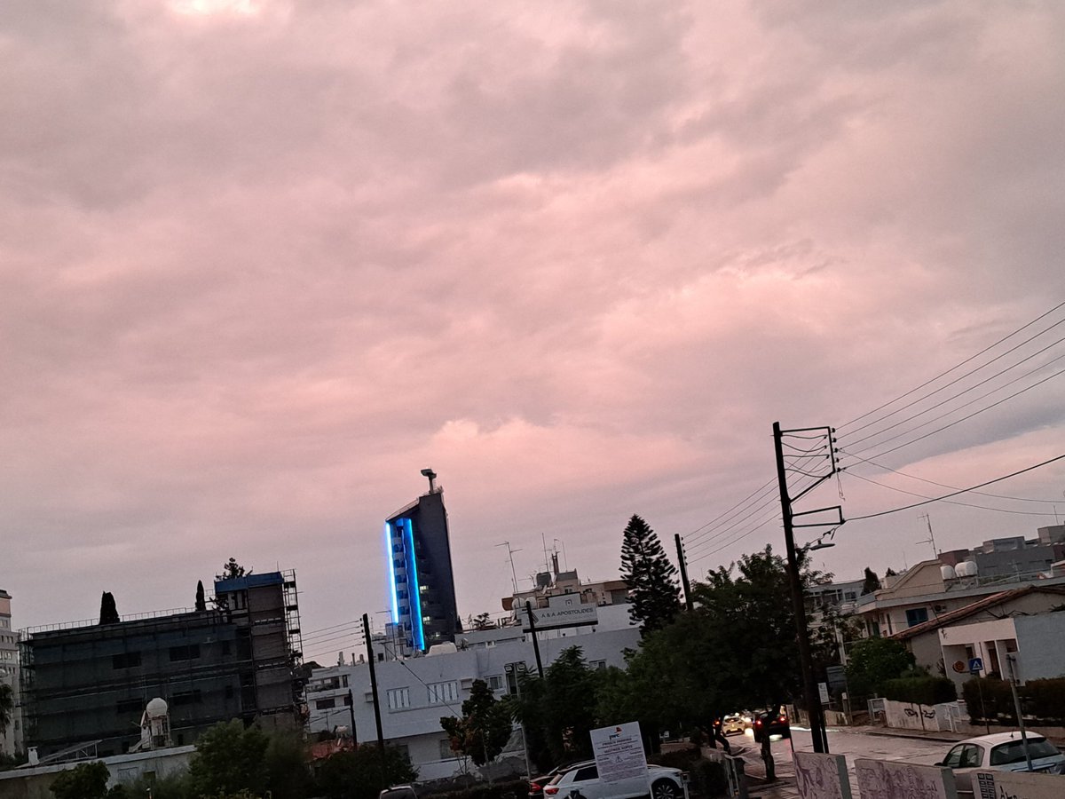 #SunsetClouds #Nicosia