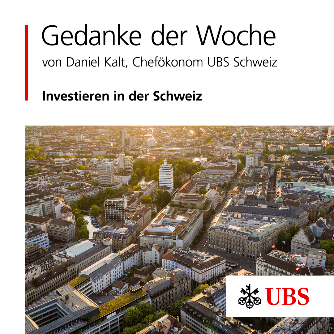 UBSschweiz's tweet photo. 💡 Für die aktuelle Berichtssaison erwarten wir eine leicht positive Gewinnentwicklung.
🔎 Bei Anleihen bevorzugen wir Laufzeiten von fünf bis zehn Jahren.
📖 Empfehlungen für Anleger mit Heimwährung CHF finden Sie in der jüngsten Ausgabe von «Investieren in der Schweiz».