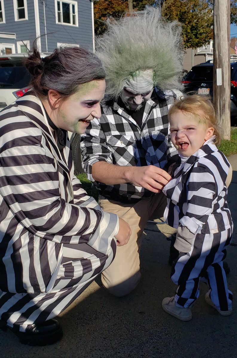Don't say this name three times! Meet Beetlejuice x3 from Beverly: Courtney, Renee, and Finn Linehan!